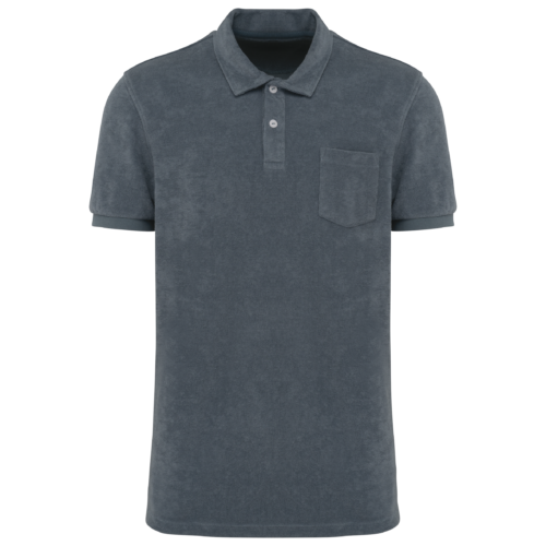 Polo écoresponsable en éponge homme