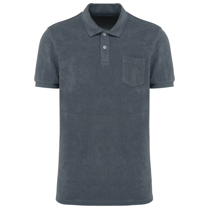 Polo écoresponsable en éponge homme