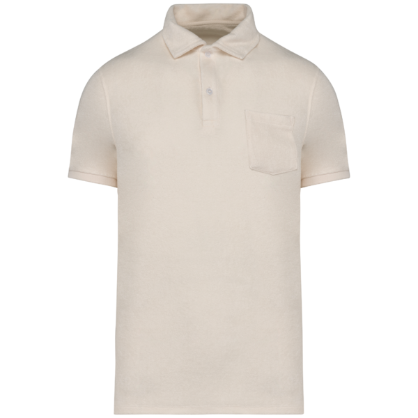 Polo écoresponsable en éponge homme