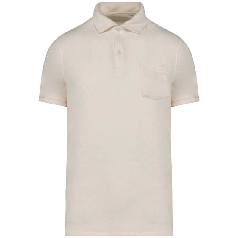Polo écoresponsable en éponge homme