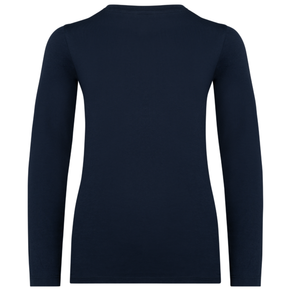 Navy Blue BACK T-shirt écoresponsable manches longues enfant