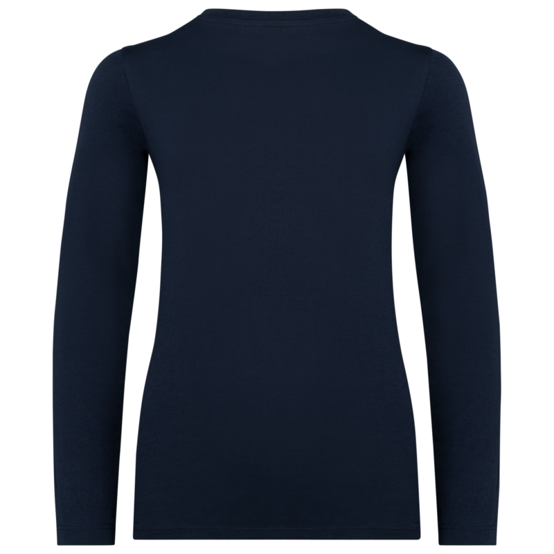 Navy Blue BACK T-shirt écoresponsable manches longues enfant