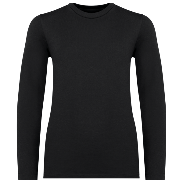 Black FACE T-shirt écoresponsable manches longues enfant