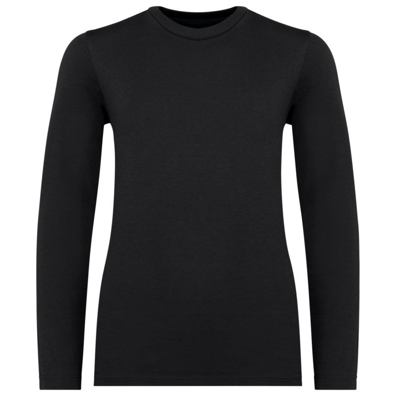 Black FACE T-shirt écoresponsable manches longues enfant