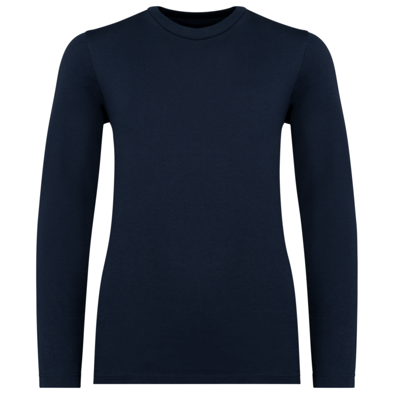 Navy Blue FACE T-shirt écoresponsable manches longues enfant