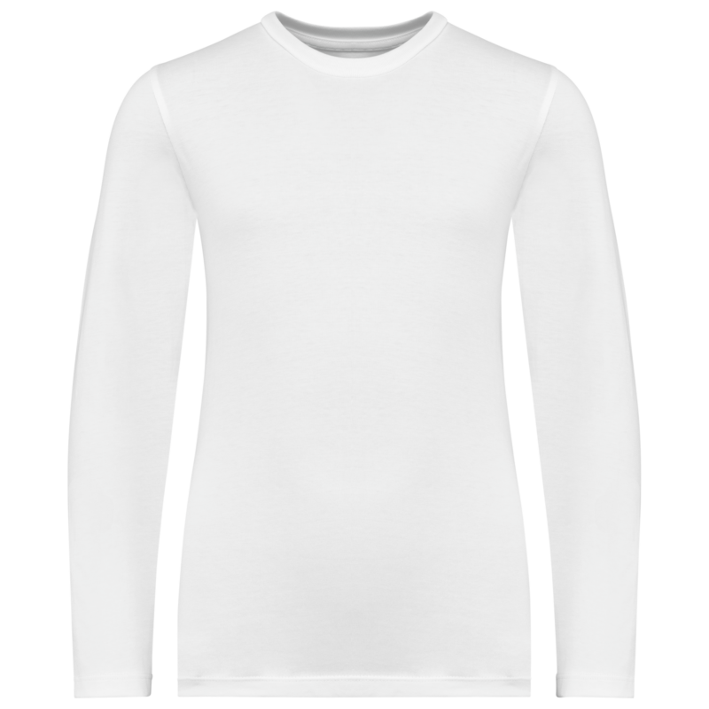 White FACE T-shirt écoresponsable manches longues enfant