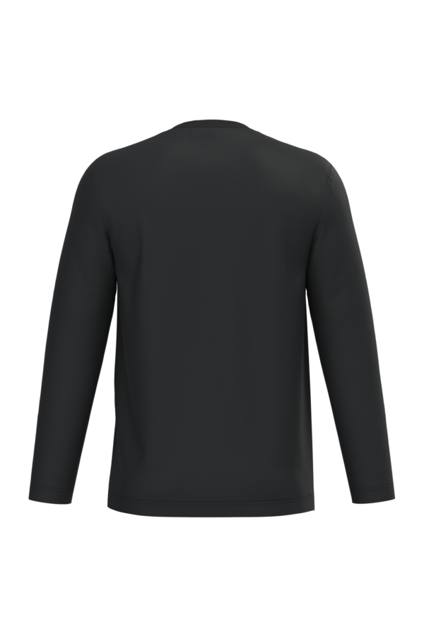 Black BACK T-shirt écoresponsable manches longues unisexe