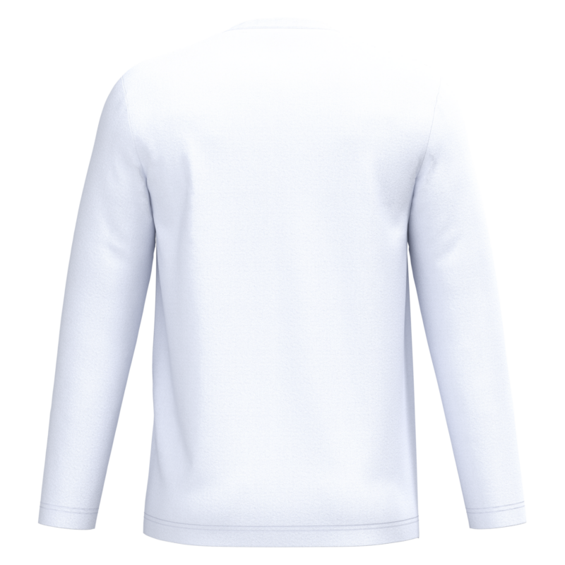 White BACK T-shirt écoresponsable manches longues unisexe