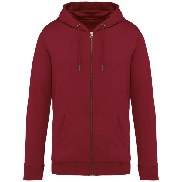 Sweat-shirt écoresponsable zippé à capuche unisexe