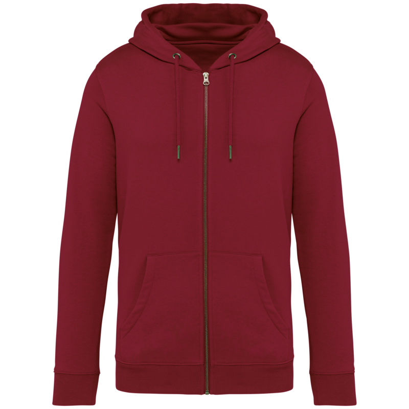 Sweat-shirt écoresponsable zippé à capuche unisexe