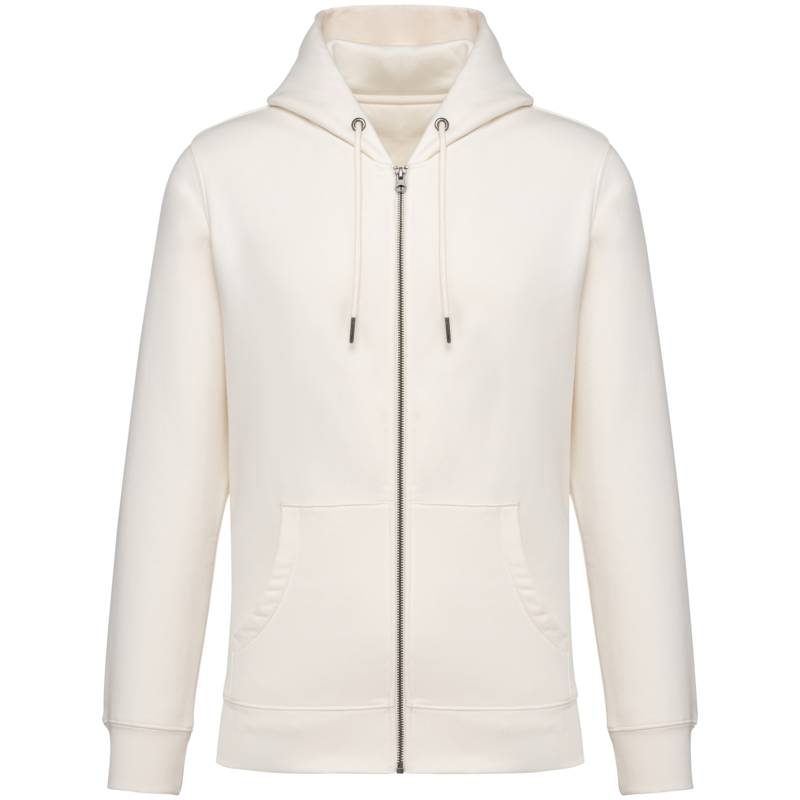 Sweat-shirt écoresponsable zippé à capuche unisexe