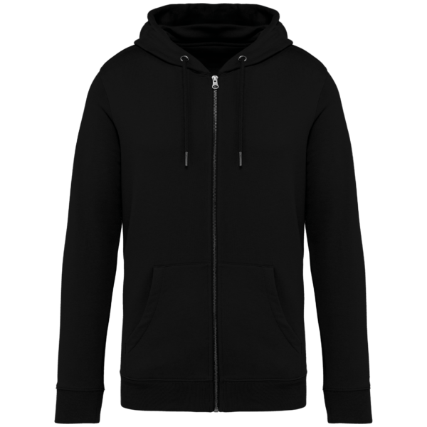 Sweat-shirt écoresponsable zippé à capuche unisexe