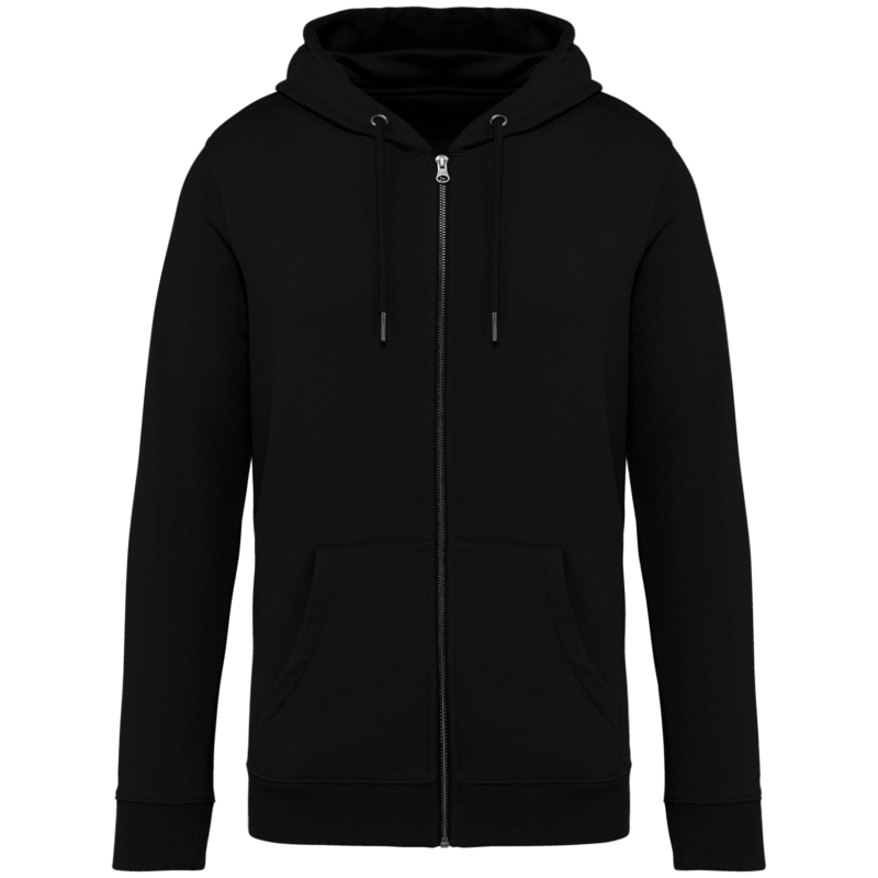Sweat-shirt écoresponsable zippé à capuche unisexe
