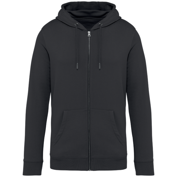 Sweat-shirt écoresponsable zippé à capuche unisexe
