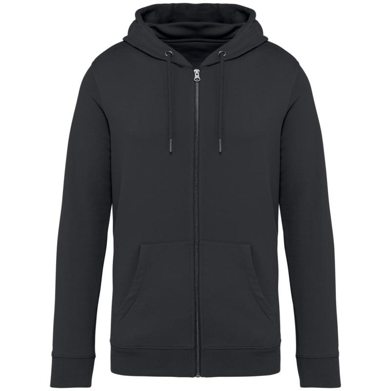 Sweat-shirt écoresponsable zippé à capuche unisexe