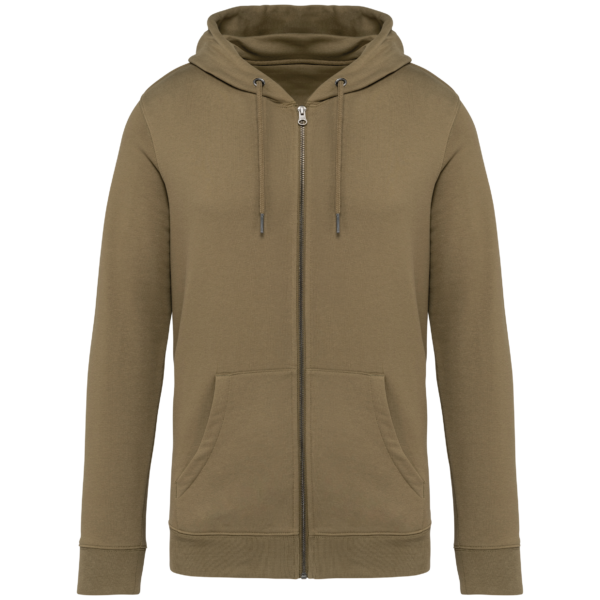 Sweat-shirt écoresponsable zippé à capuche unisexe