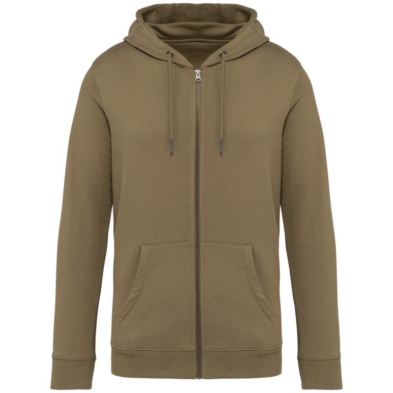 Sweat-shirt écoresponsable zippé à capuche unisexe
