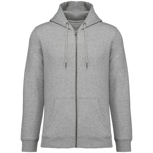 Sweat-shirt écoresponsable zippé à capuche unisexe