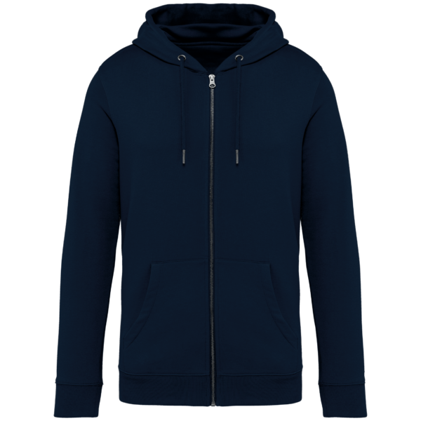 Sweat-shirt écoresponsable zippé à capuche unisexe