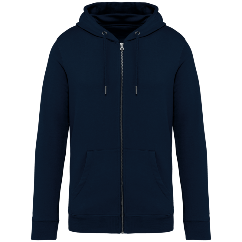 Sweat-shirt écoresponsable zippé à capuche unisexe
