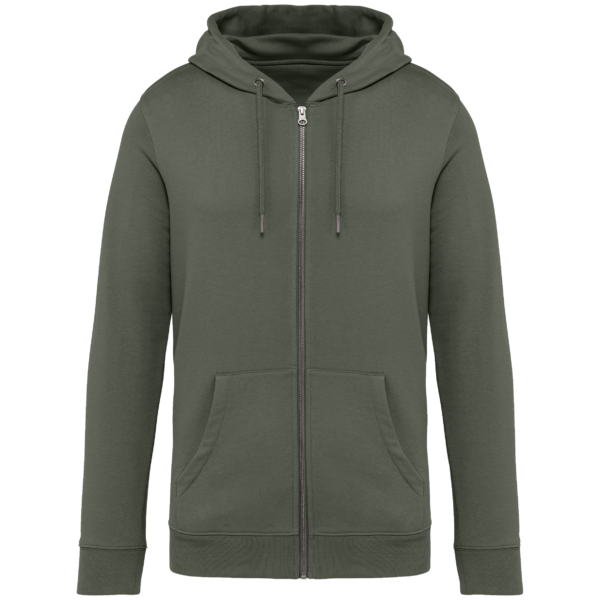 Sweat-shirt écoresponsable zippé à capuche unisexe