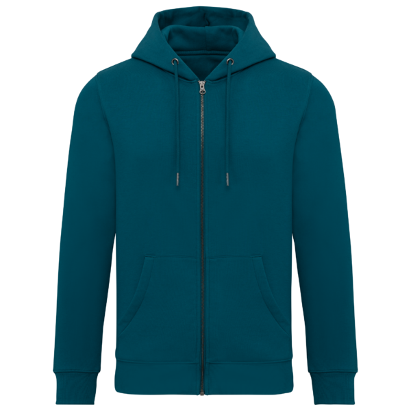 Sweat-shirt écoresponsable zippé à capuche unisexe