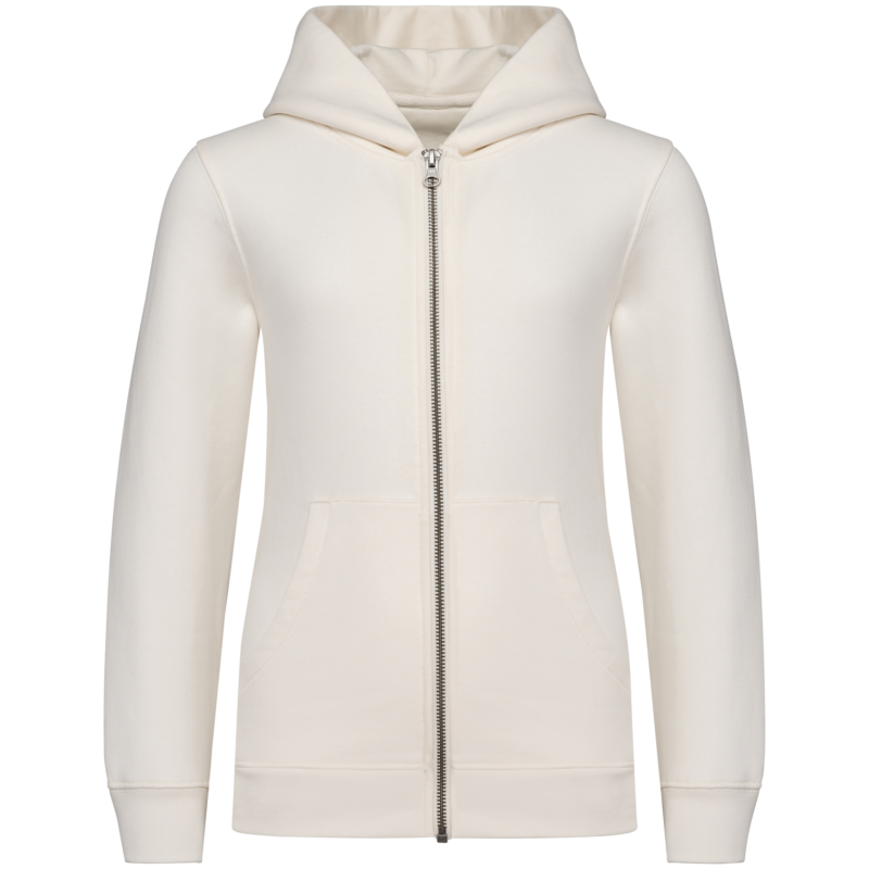 Sweat-shirt écoresponsable zippé à capuche enfant