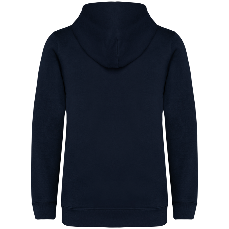 Sweat-shirt écoresponsable zippé à capuche enfant