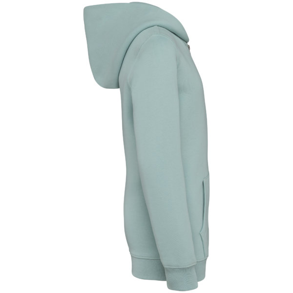Sweat-shirt écoresponsable zippé à capuche enfant