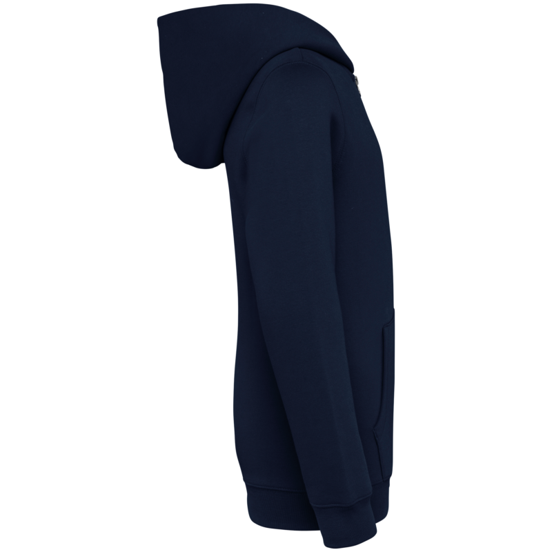 Sweat-shirt écoresponsable zippé à capuche enfant