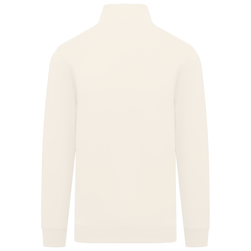 Sweat-shirt écoresponsable à col montant zippé homme
