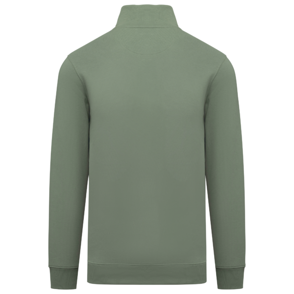 Sweat-shirt écoresponsable à col montant zippé homme