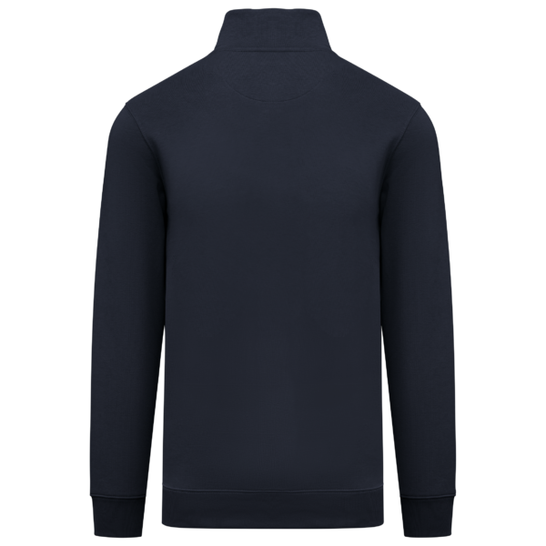 Sweat-shirt écoresponsable à col montant zippé homme