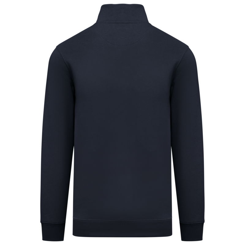 Sweat-shirt écoresponsable à col montant zippé homme