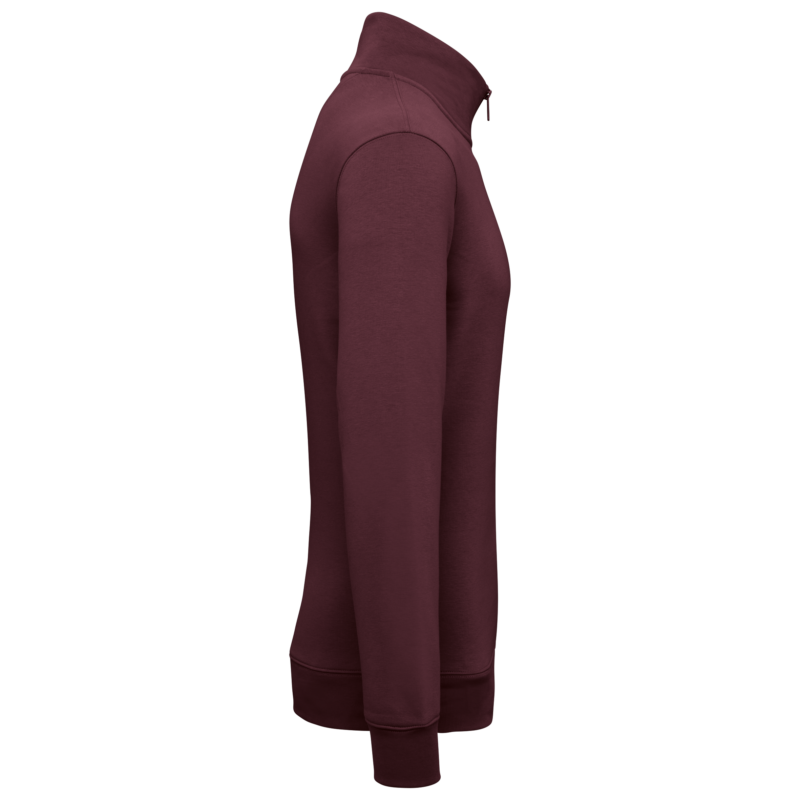 Sweat-shirt écoresponsable à col montant zippé homme