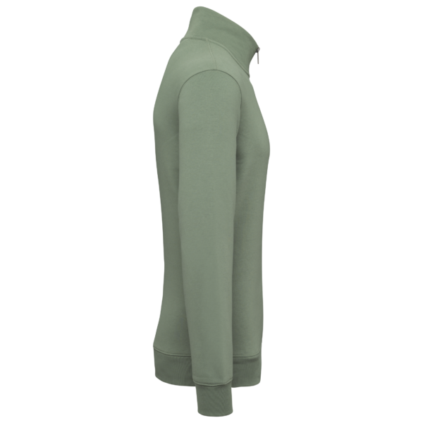 Sweat-shirt écoresponsable à col montant zippé homme