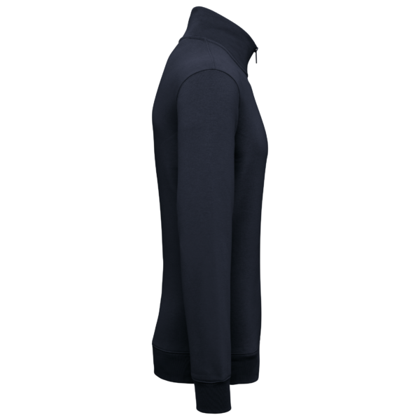 Sweat-shirt écoresponsable à col montant zippé homme