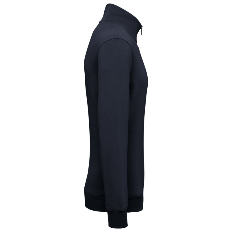 Sweat-shirt écoresponsable à col montant zippé homme