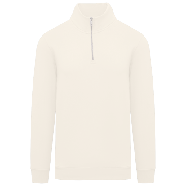 Sweat-shirt écoresponsable à col montant zippé homme