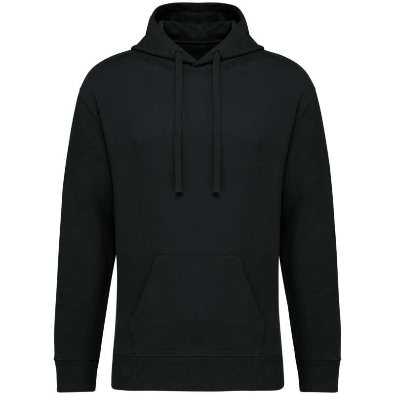 Sweat-shirt écoresponsable à capuche à épaules tombantes French Terry unisexe