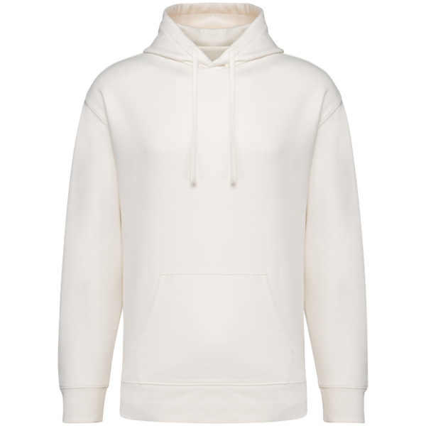Sweat-shirt écoresponsable à capuche à épaules tombantes French Terry unisexe