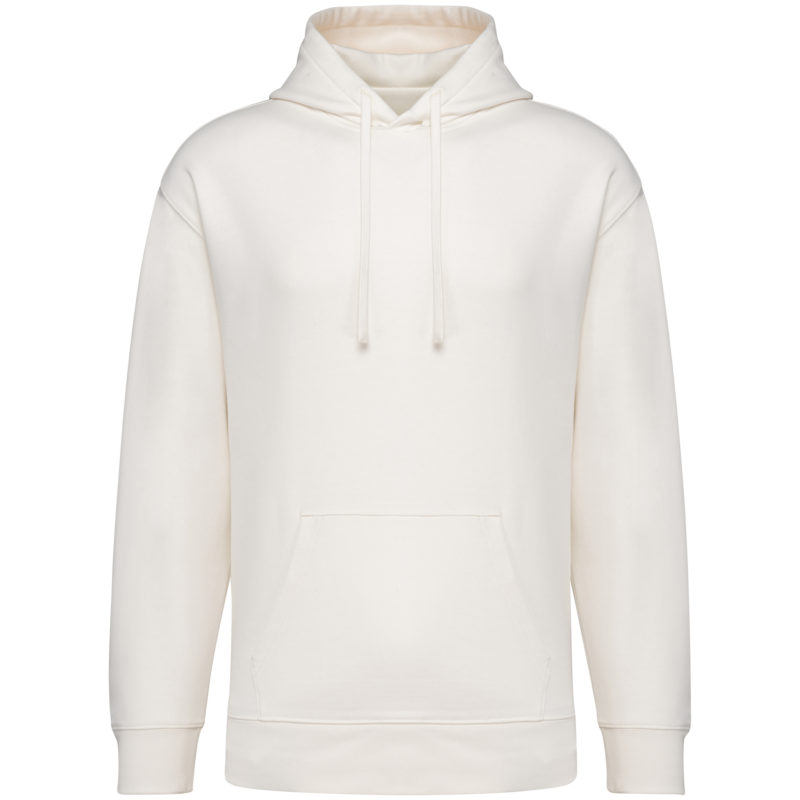 Sweat-shirt écoresponsable à capuche à épaules tombantes French Terry unisexe