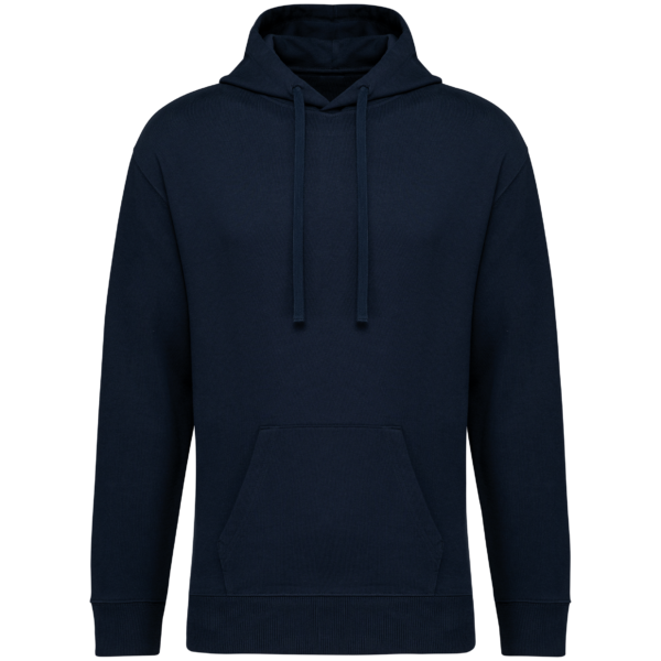 Sweat-shirt écoresponsable à capuche à épaules tombantes French Terry unisexe