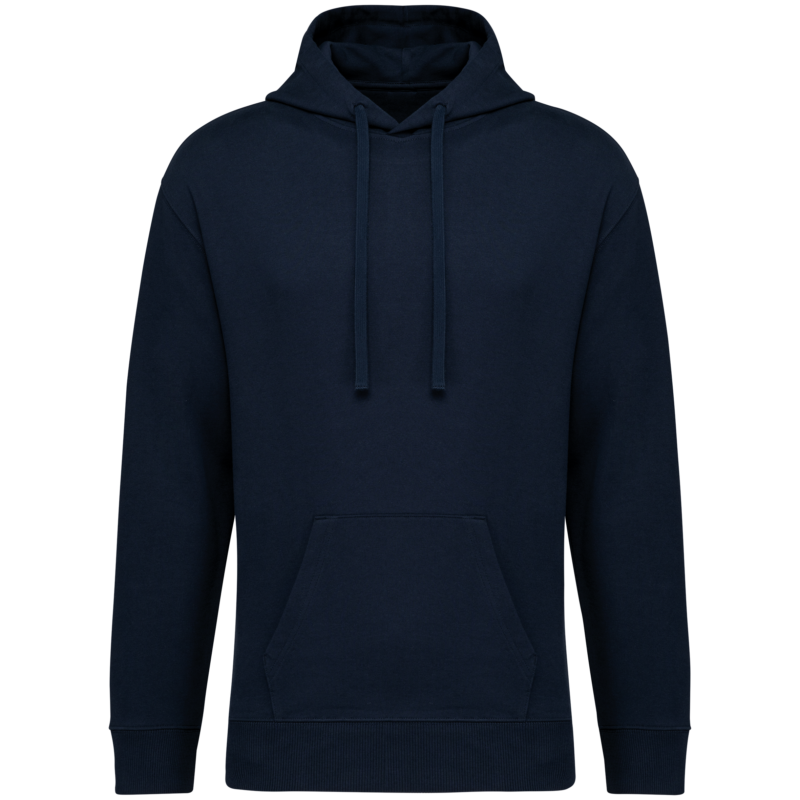 Sweat-shirt écoresponsable à capuche à épaules tombantes French Terry unisexe