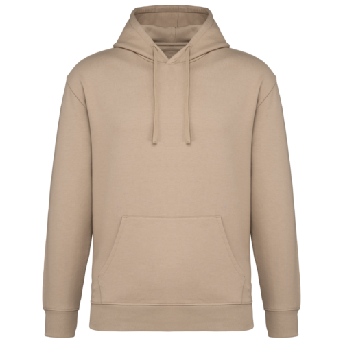 Sweat-shirt écoresponsable à capuche à épaules tombantes molleton gratté unisexe