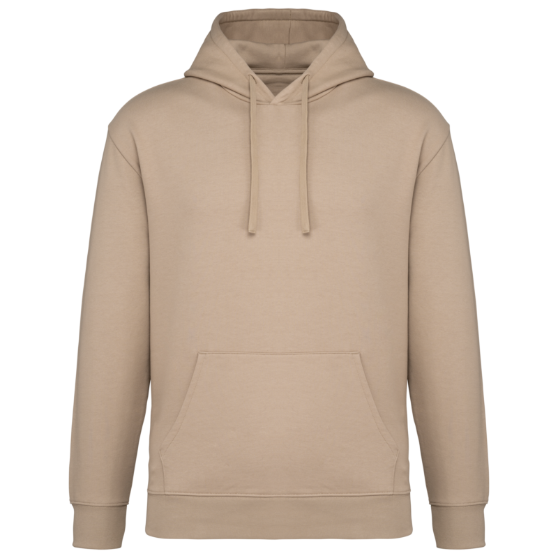 Sweat-shirt écoresponsable à capuche à épaules tombantes molleton gratté unisexe