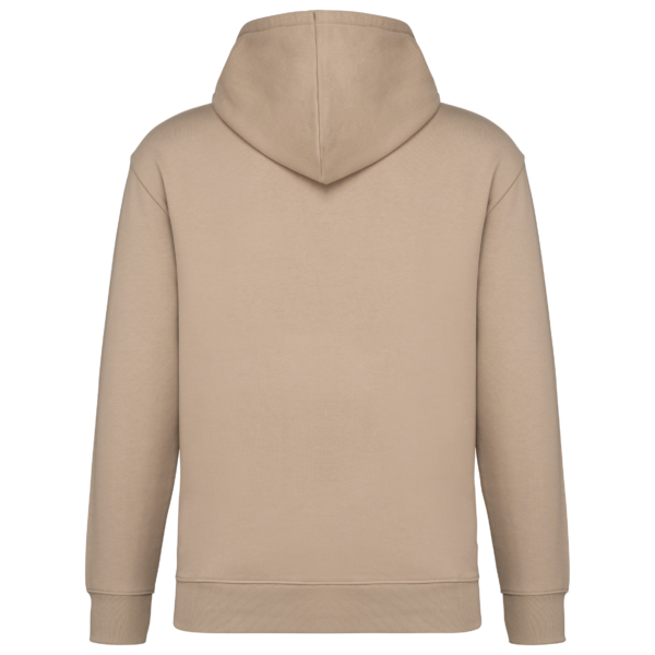 Sweat-shirt écoresponsable à capuche à épaules tombantes molleton gratté unisexe
