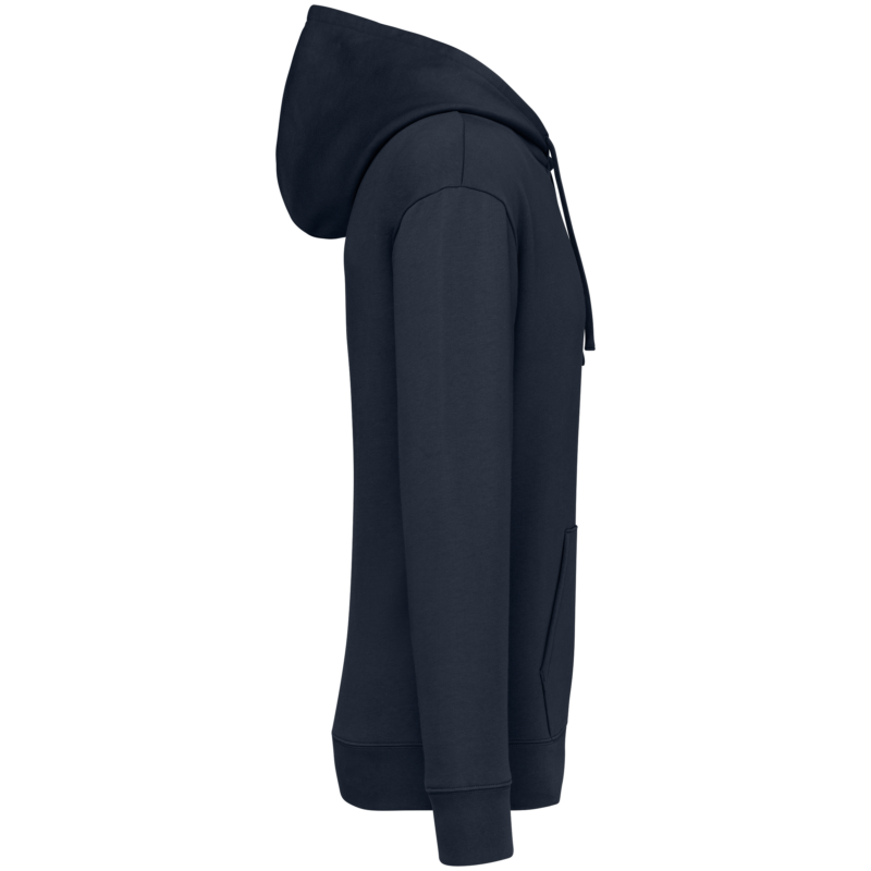 Sweat-shirt écoresponsable à capuche à épaules tombantes molleton gratté unisexe