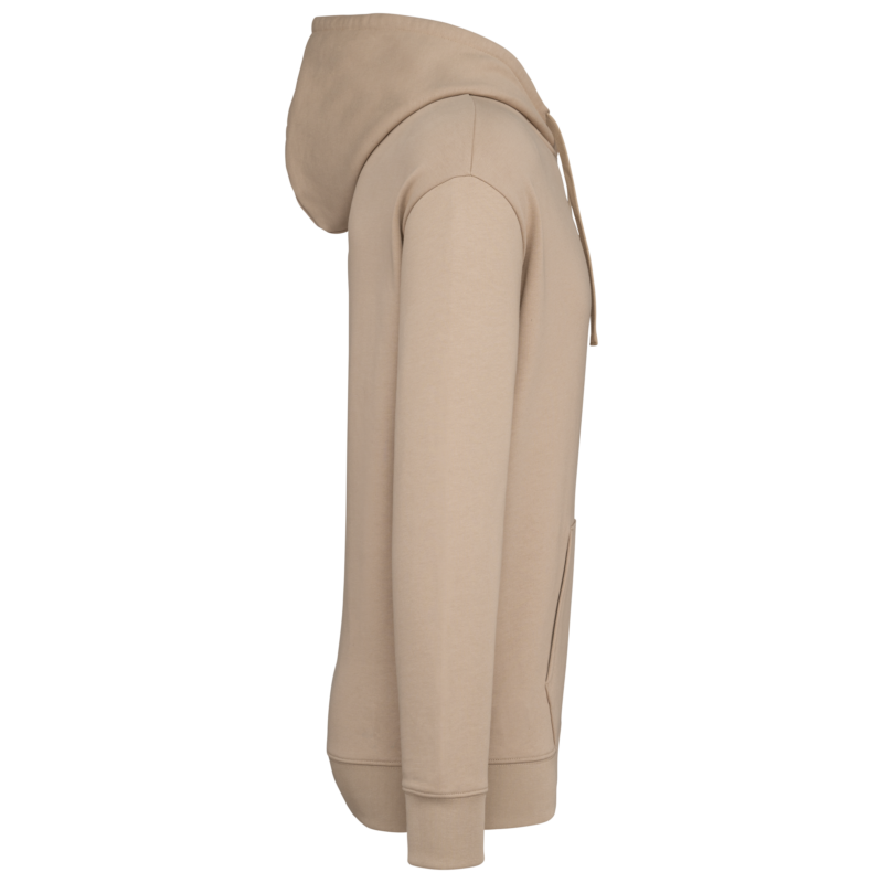 Sweat-shirt écoresponsable à capuche à épaules tombantes molleton gratté unisexe