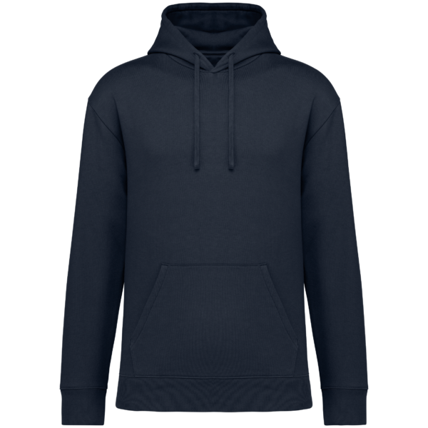 Sweat-shirt écoresponsable à capuche à épaules tombantes molleton gratté unisexe